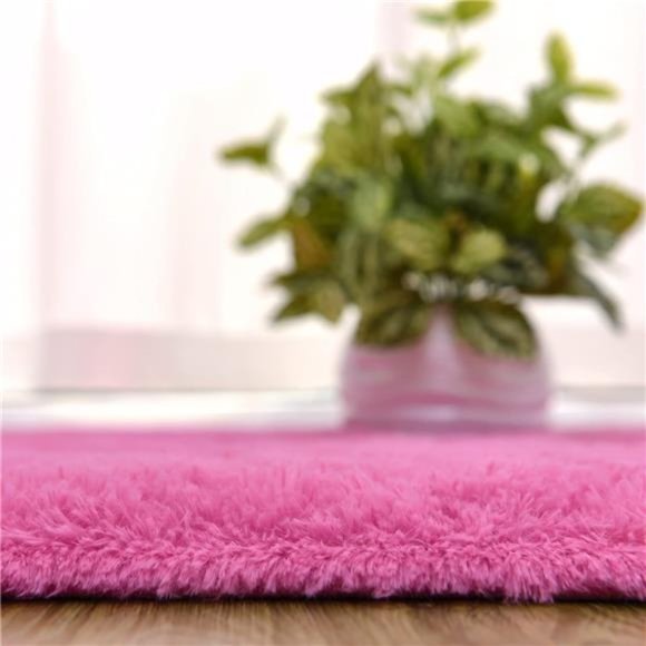 Fluffy Rugs for Bedroom, Shag Cute Area Rug for Girls/Boys and Kids Baby Room - Picture 2 of 7